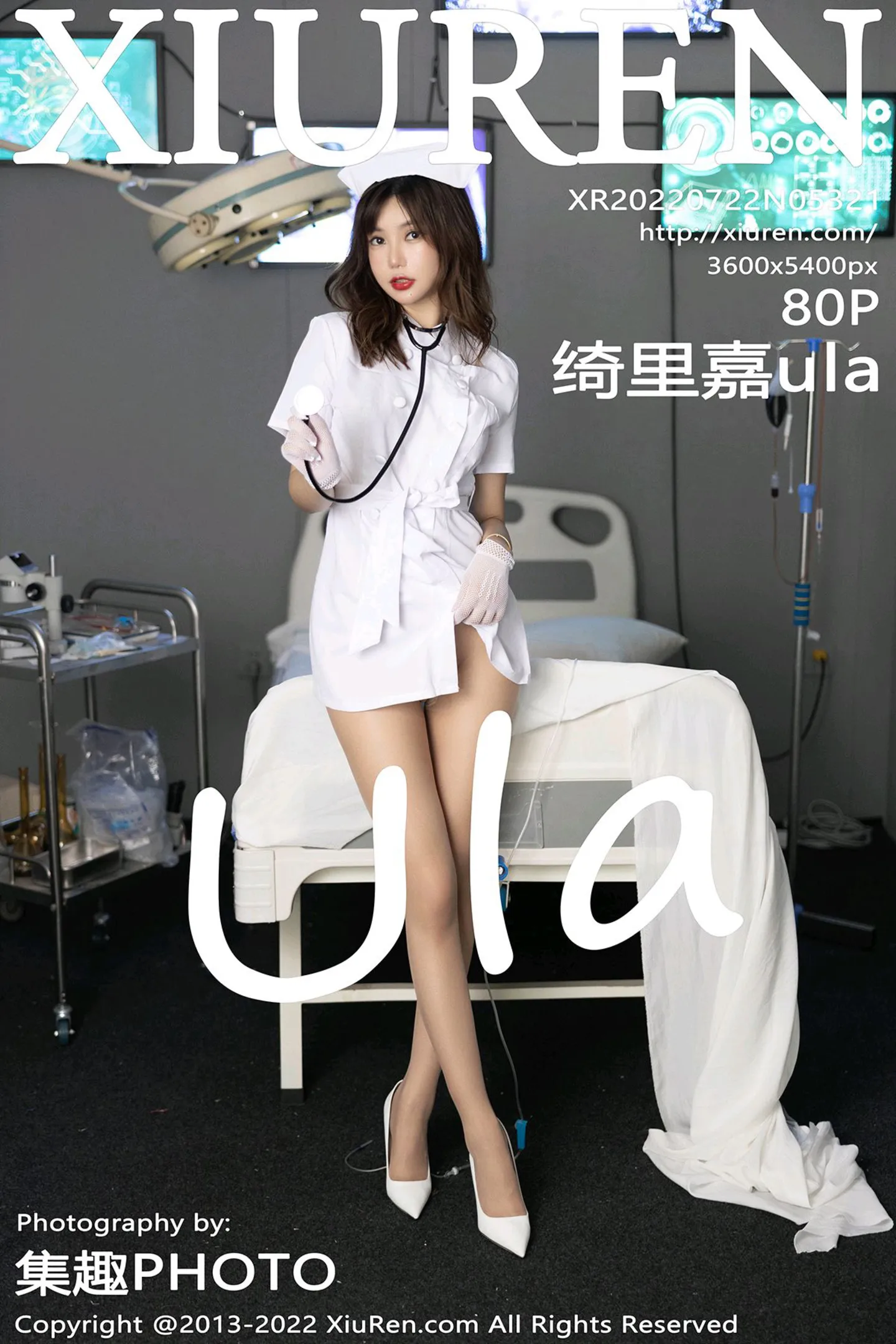 [XiuRen秀人网]No.5321_女神绮里嘉ula心愿旅拍真空白色护士服配超薄肉丝撩人诱惑写真80P-秀人网 - XiuRen.Space